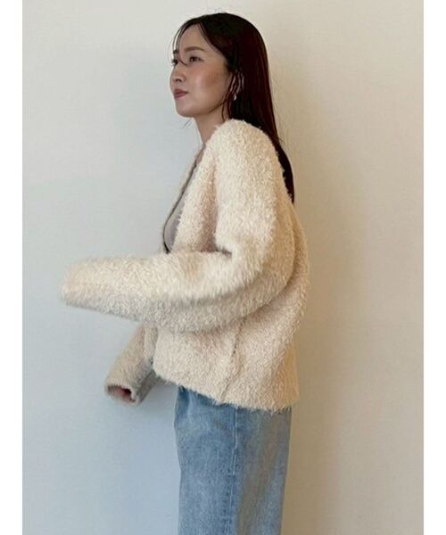 LAGUNAMOON（ラグナムーン） カーディガン 「WEB限定」ループヤーン