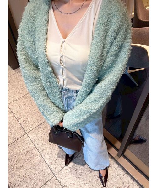 LAGUNAMOON（ラグナムーン） カーディガン 「WEB限定」ループヤーン