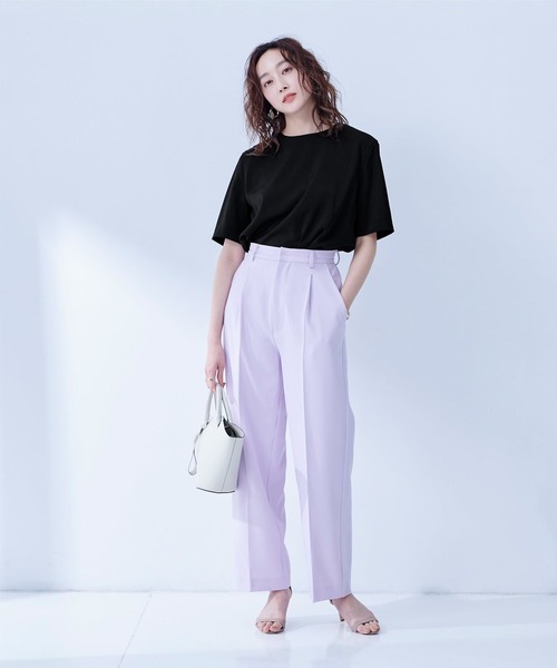 「ur's」 半袖ブラウス M ライトベージュ レディース_画像3