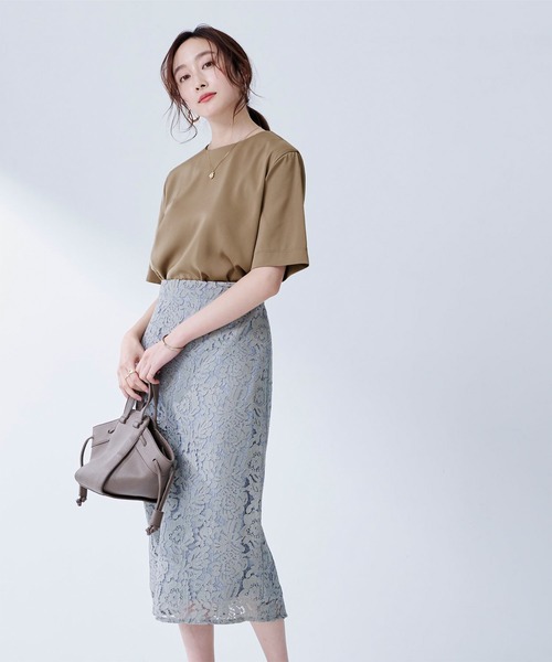 「ur's」 半袖ブラウス M ライトベージュ レディース_画像7