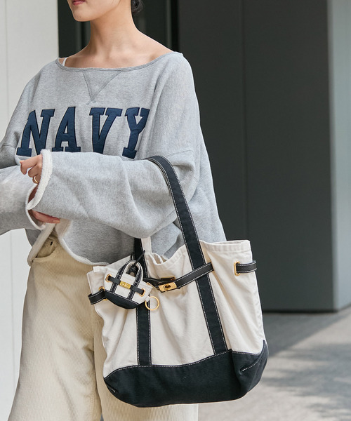 SITA PARANTICA tote bag M アパルトモン SITA PARANTICA/シータパランティカ】Border Boston Bag