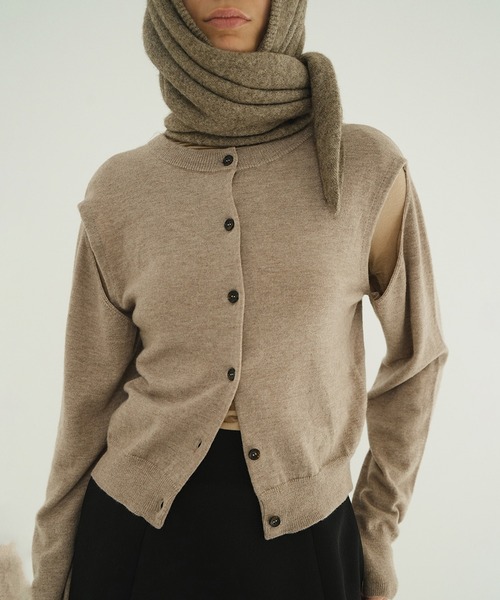 ニット セーター ARRANGE KNIT TOPS レディースの画像