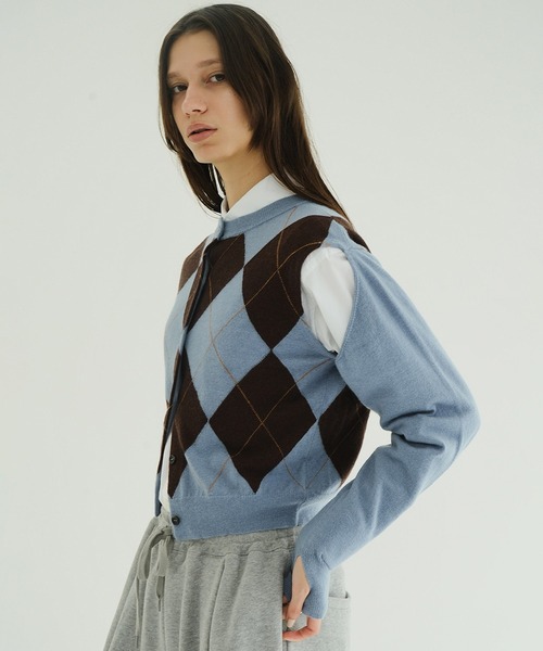 ニット セーター ARRANGE KNIT TOPS レディースの画像