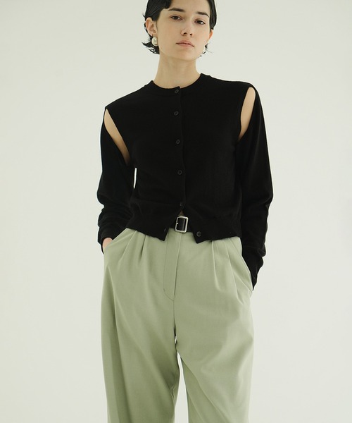 ニット セーター ARRANGE KNIT TOPS レディースの画像