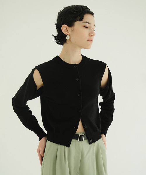 ニット セーター ARRANGE KNIT TOPS レディースの画像