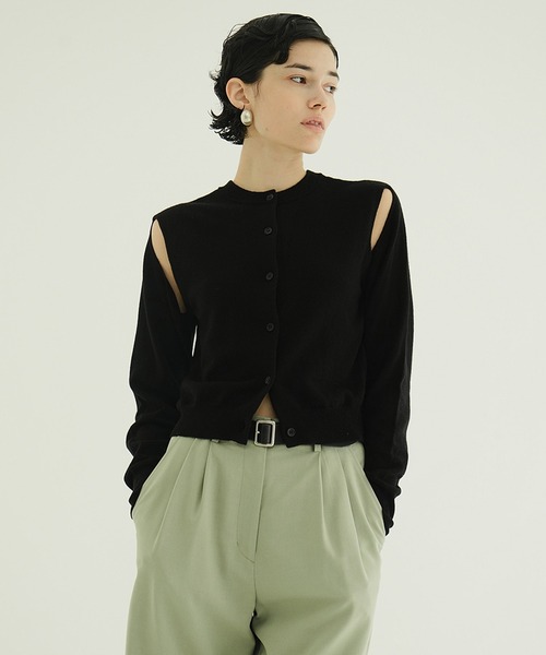 ニット セーター ARRANGE KNIT TOPS レディースの画像