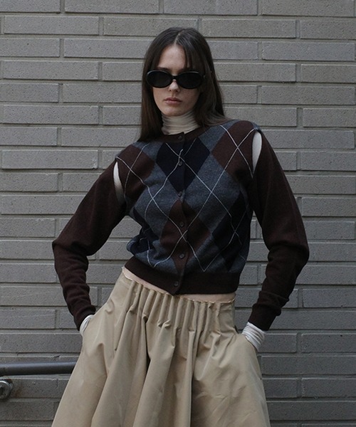 ニット セーター ARRANGE KNIT TOPS レディースの画像