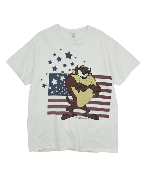 tシャツ 「USED」90's DELTA “TAZ” キャラクター Tシャツ メンズ