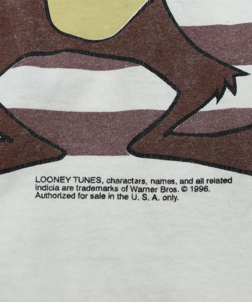 tシャツ 「USED」90's DELTA “TAZ” キャラクター Tシャツ メンズ