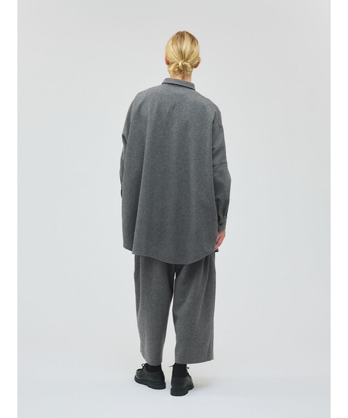 mizuiroind（ミズイロインド） パンツ タックワイドパンツ レディース