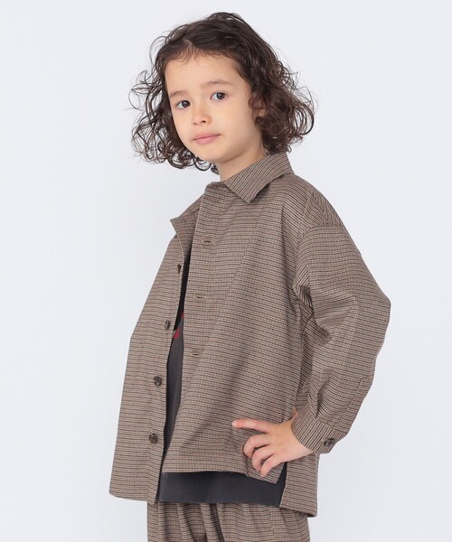 SHIPS（シップス） ブラウス シャツ SHIPS KIDS:100〜130cm / 千鳥柄