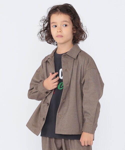 SHIPS（シップス） ブラウス シャツ SHIPS KIDS:100〜130cm / 千鳥柄
