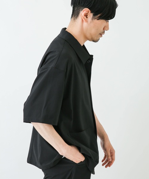 「URBAN RESEARCH Sonny Label」 半袖シャツ LARGE ブラック メンズ_画像3