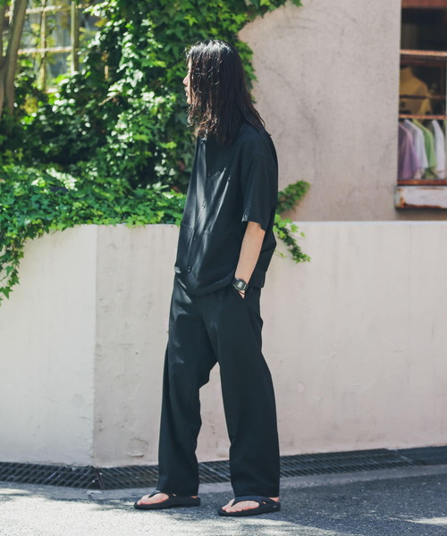 「URBAN RESEARCH Sonny Label」 半袖シャツ LARGE ブラック メンズ_画像6