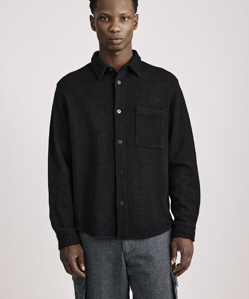 【極美品】Saturdays NYC　長袖シャツ　ブラック Saturdays NYC（サタデーズ ニューヨークシティ） シャツ Ryan Heavy