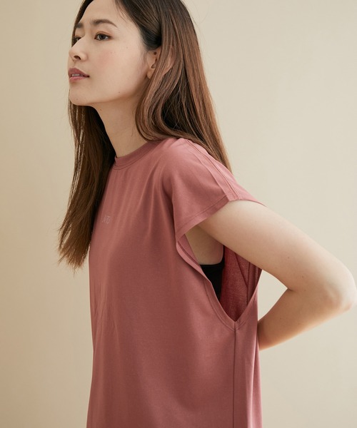 「NERGY」 半袖Tシャツ FREE ピンク系その他 レディース_画像5