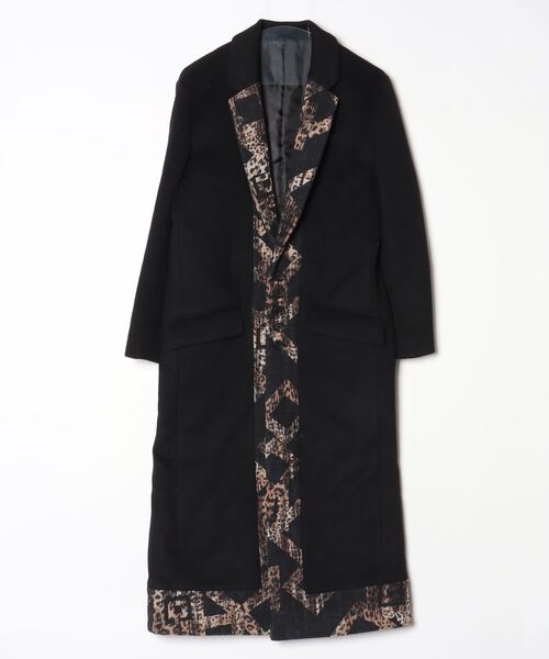 NO ID.（ノーアイディー） チェスターコート 1 ブラック メンズ