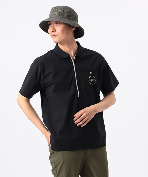 美品　ビームス　ゴルフ　半袖　ドライ　ポロシャツ　黒　ブラック　XL スポーツ BEAMS GOLF（ビームス ゴルフ） ポロシャツ 半袖 ORANGE LABEL