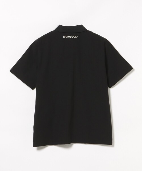 美品 BEAMS GOLF ビームスゴルフ ハーフジップ ポロシャツ 半袖 M BEAMS GOLF（ビームス ゴルフ） ポロシャツ 半袖 ORANGE LABEL