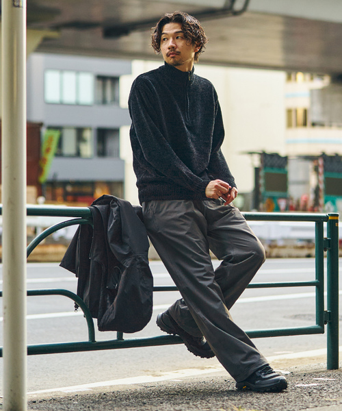 「417 EDIFICE」 長袖ニット MEDIUM ブルー メンズ_画像3