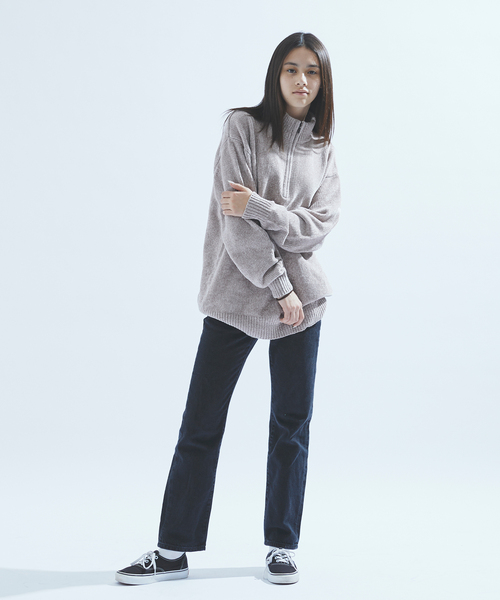 「417 EDIFICE」 長袖ニット MEDIUM ブルー メンズ_画像5