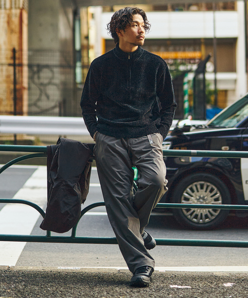 「417 EDIFICE」 長袖ニット MEDIUM ブルー メンズ_画像8