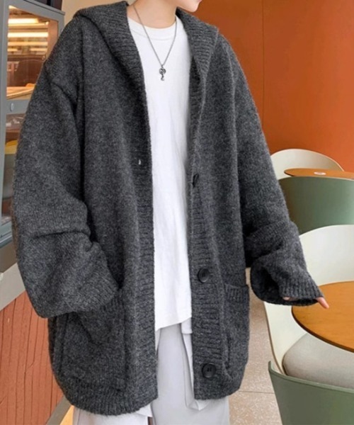 カーディガン ビッグシルエットルーズカーディガン メンズ : ZOZOTOWN