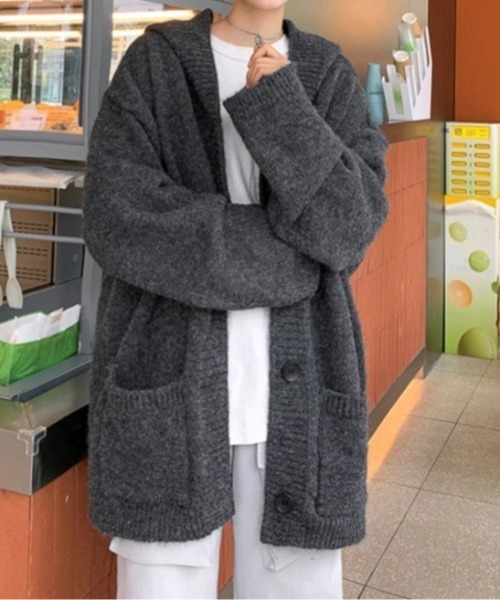 カーディガン ビッグシルエットルーズカーディガン メンズ : ZOZOTOWN