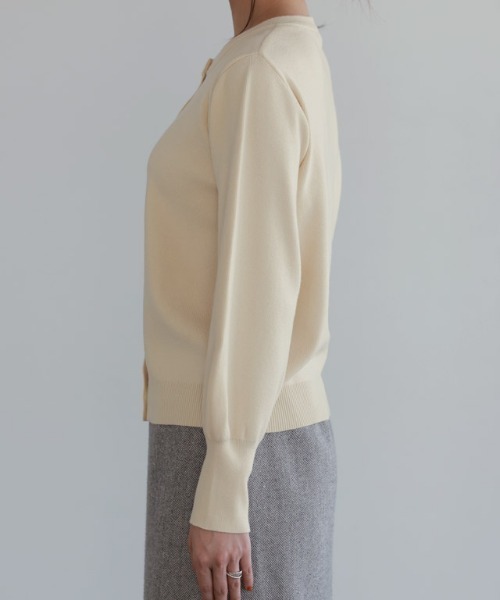 「Pierrot」 ニットカーディガン L アイボリー レディース_画像8