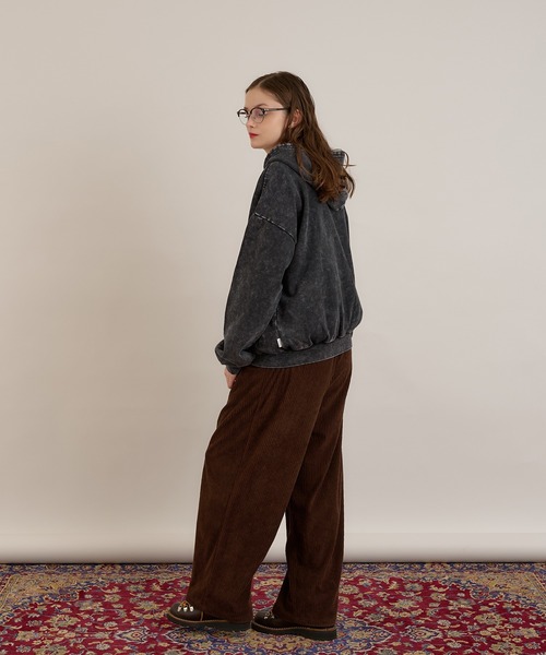 MUHET（ミュエータ） ジップアップパーカー MEDIUM ブラウン