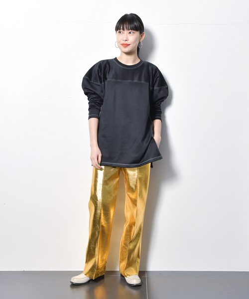 「CITYSHOP」 スウェットカットソー - ホワイト レディース_画像5