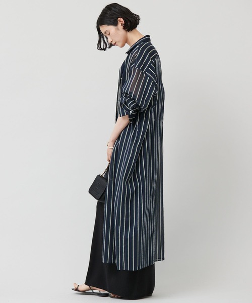 Curensology（カレンソロジー） シャツワンピース FREE ネイビー