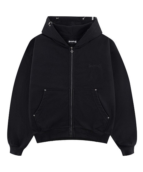 SUPPLIER パーカー 黒 XLサイズ SUPPLIER（サプライヤー） パーカー メンズ レディース : ZOZOTOWN
