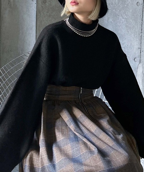 PAGEBOY（ページボーイ） 長袖ニット FREE ブラック レディース