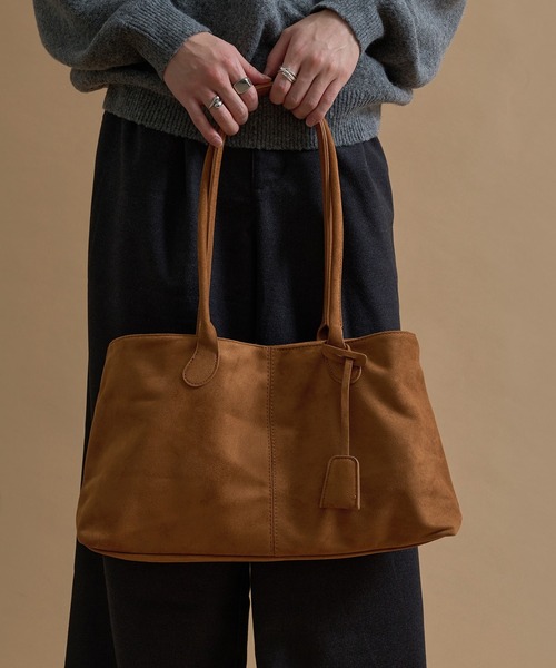 epnok ボストンバッグ フェイクスウェードボストンバッグ メンズ