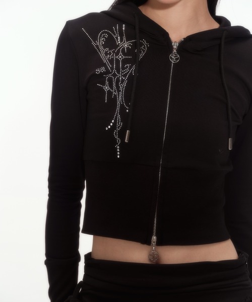 Silentand パーカー angel Hooded Zip-up レディース : ZOZOTOWN Yahoo