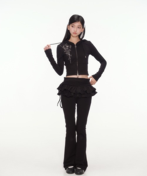 Silentand パーカー angel Hooded Zip-up レディース : ZOZOTOWN Yahoo