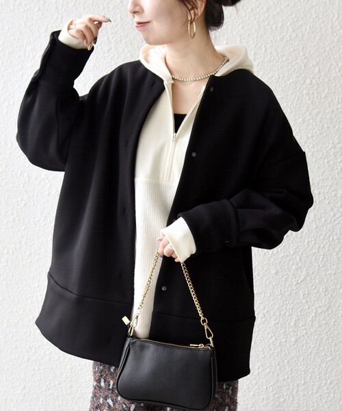 SHIPS any 「SHIPS any」 ノーカラーコート ONE SIZE ブラック
