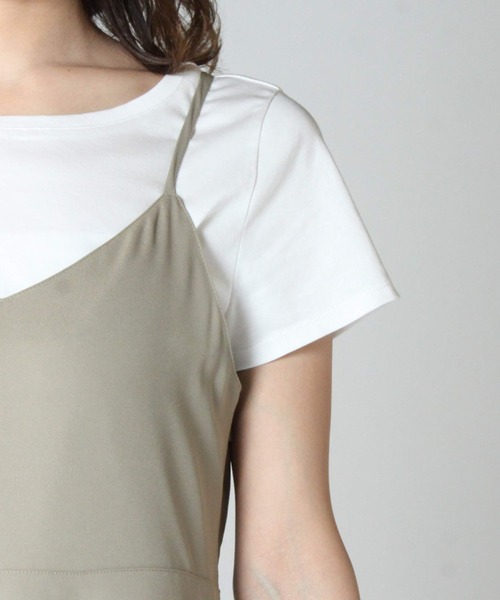 「QUEENS COURT」 サロペットスカート S ブラック レディース_画像3