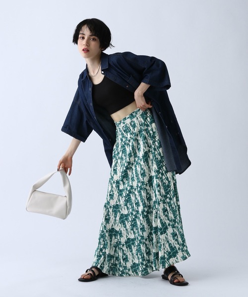 「PAGEBOY」 フレアスカート FREE グリーン レディース_画像9