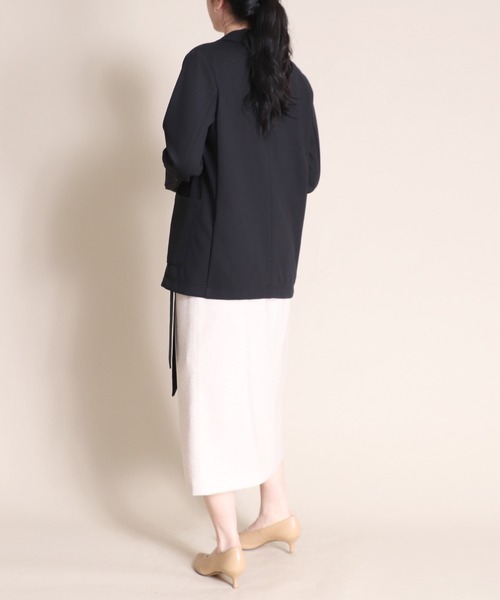 「TITE IN THE STORE」 テーラードジャケット 38 ブラック レディース_画像8