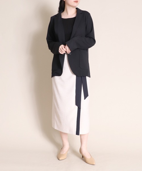 「TITE IN THE STORE」 テーラードジャケット 38 ブラック レディース_画像9