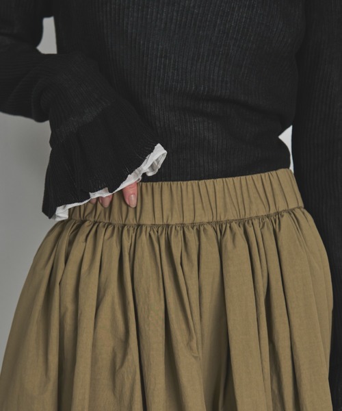 「Libra Cue」 ロングスカート FREE ブラック レディース_画像2