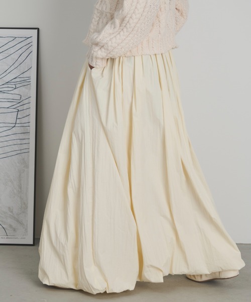 「Libra Cue」 ロングスカート FREE ブラック レディース_画像3