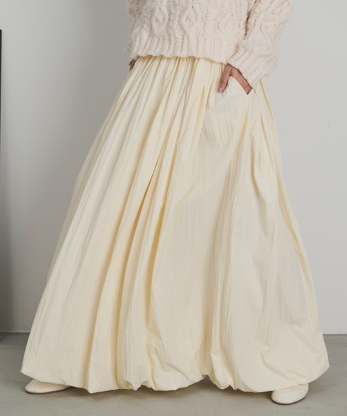 「Libra Cue」 ロングスカート FREE ブラック レディース_画像4