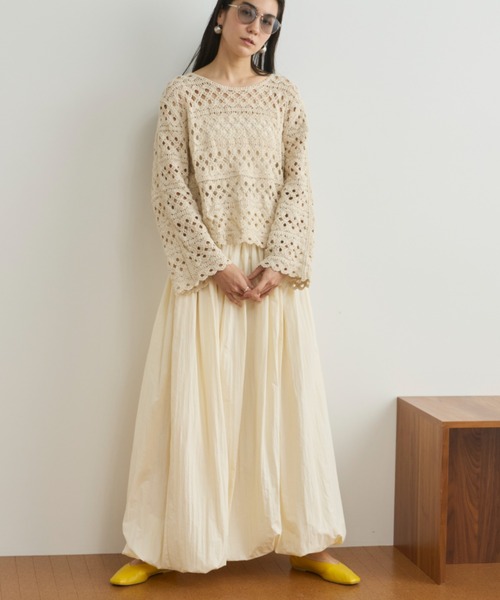 「Libra Cue」 ロングスカート FREE ブラック レディース_画像7