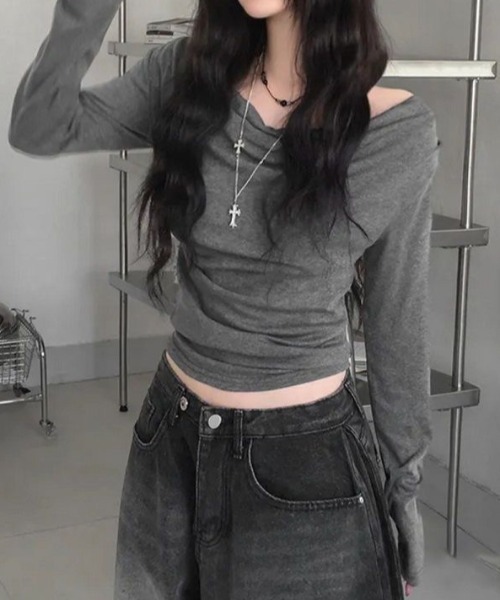 【FJER】＜白黒カットソー＞ s05136ko-1c.jpg
