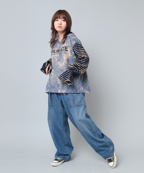 「RNA」 長袖カットソー MEDIUM ブルー レディース_画像8