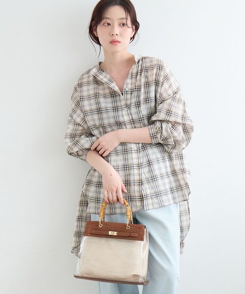 le.coeur blanc（ルクールブラン） ハンドバッグ バンブーハンドル