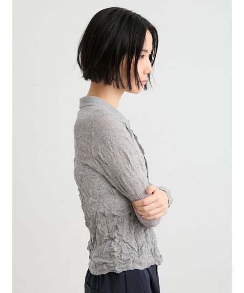 MIESROHE（ミースロエ） ニット セーター 「洗える」ワッシャーニット 